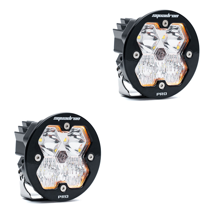 Baja Designs Squadron R 2.0 Pro Black LED Auxiliary Light Pod Pair