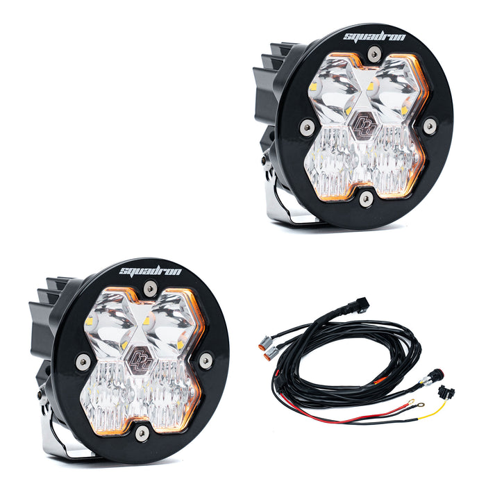 Baja Designs Squadron R 2.0 Sport Black LED Auxiliary Light Pod Pair