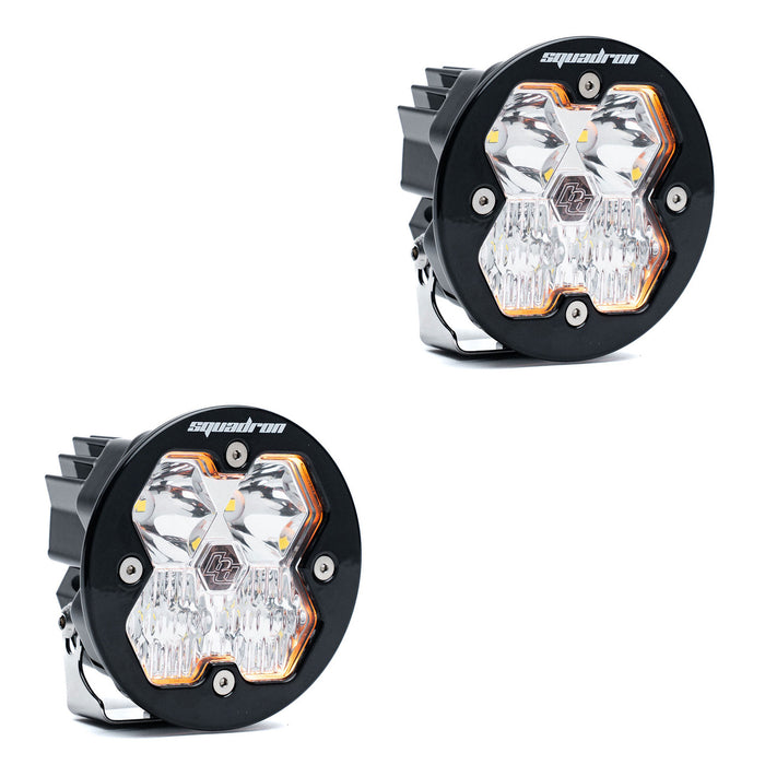 Baja Designs Squadron R 2.0 Sport Black LED Auxiliary Light Pod Pair