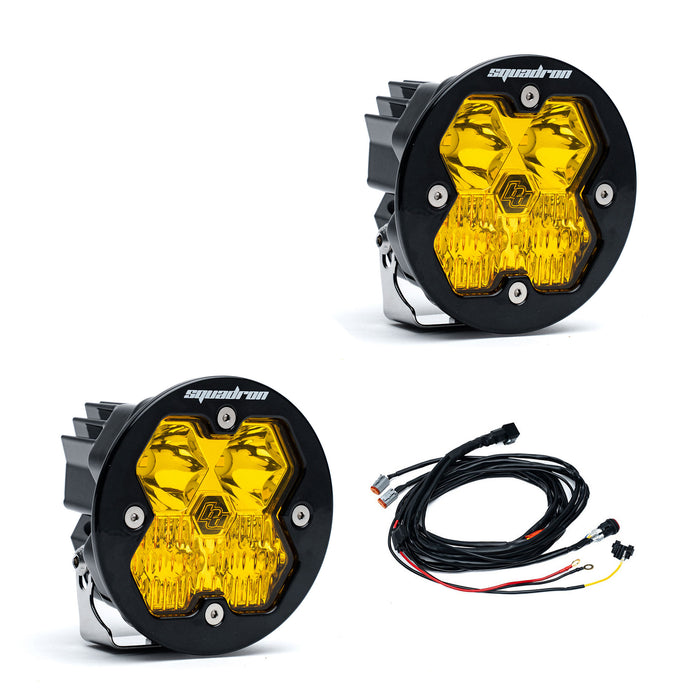 Baja Designs Squadron R 2.0 Sport Black LED Auxiliary Light Pod Pair