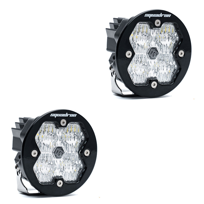 Baja Designs Squadron R 2.0 Sport Black LED Auxiliary Light Pod Pair