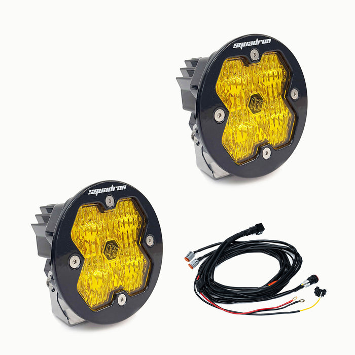 Baja Designs Squadron R 2.0 Sport Black LED Auxiliary Light Pod Pair