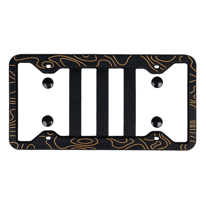 Tactilian Silicone Topography License Plate Frame
