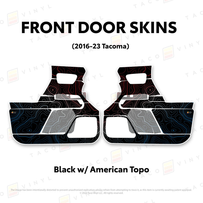 Taco Vinyl Door Skins For Tacoma (2016-2023)