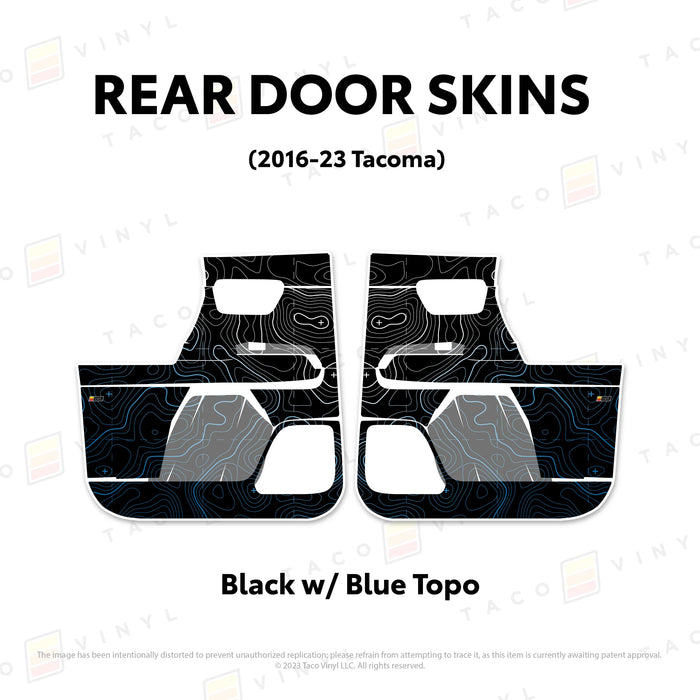 Taco Vinyl Door Skins For Tacoma (2016-2023)