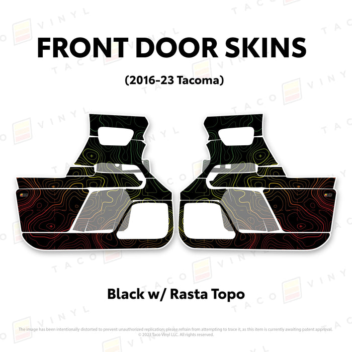 Taco Vinyl Door Skins For Tacoma (2016-2023)