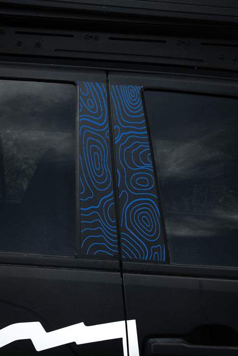Vinyl Garage Topo B Pillar Decals For Tacoma (2024-Current)