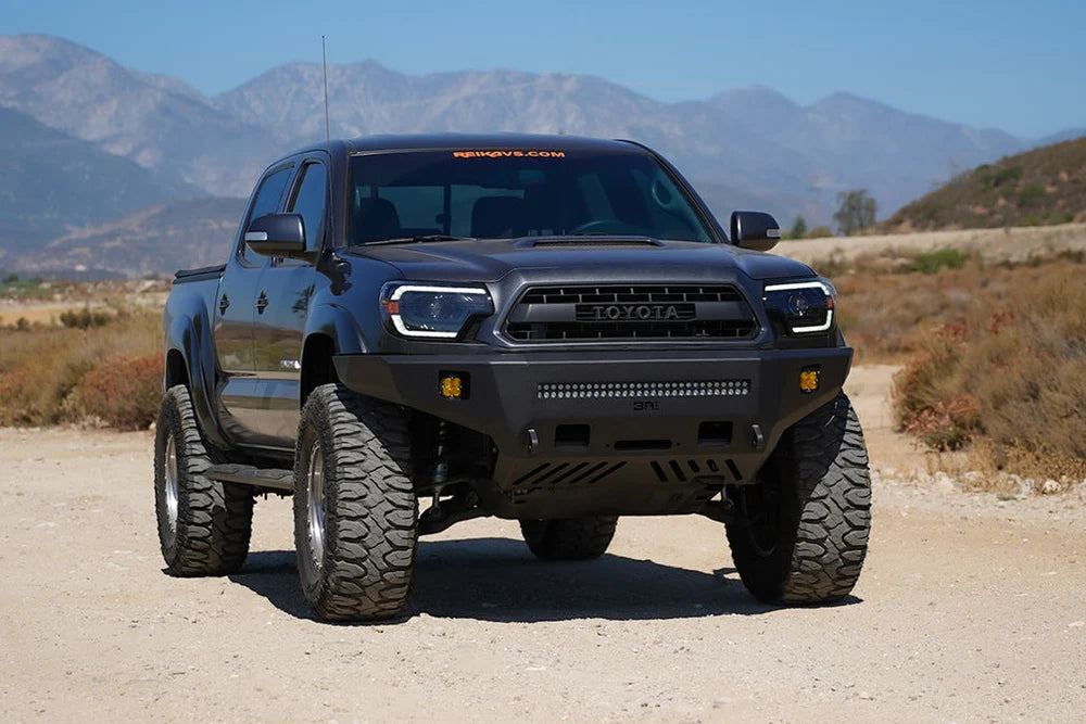 Body Armor Pro Series Front Winch Bumper For Tacoma (2005-2015)