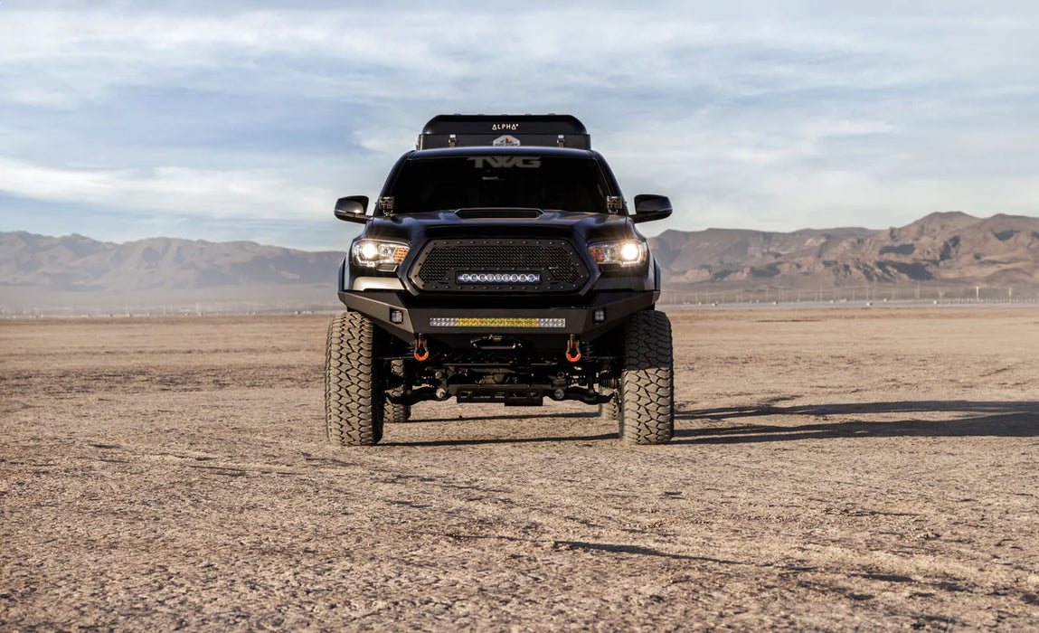 Body Armor Pro Series Front Winch Bumper For Tacoma (2016-2023)