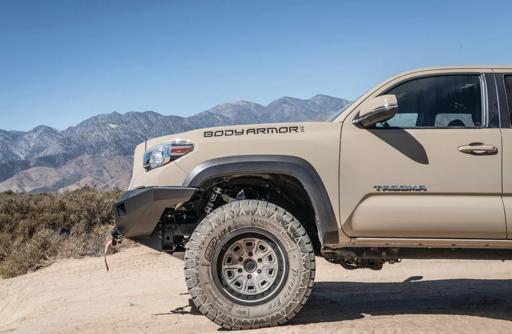 Body Armor Pro Series Front Winch Bumper For Tacoma (2016-2023)