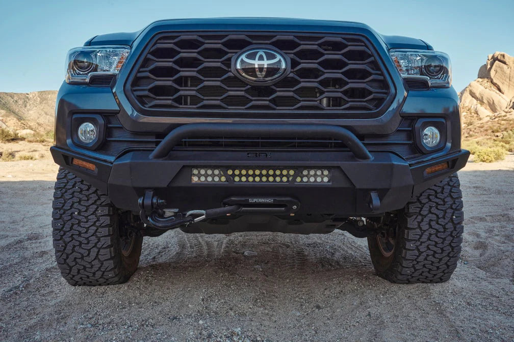 Body Armor Hiline Front Winch Bumper For Tacoma (2016-2023)