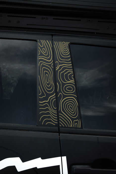 Vinyl Garage Topo B Pillar Decals For Tacoma (2024-Current)