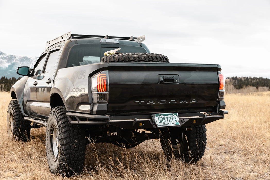 C4 Fabrication Rock Runner High Clearance Rear Bumper For Tacoma (2016-2023)