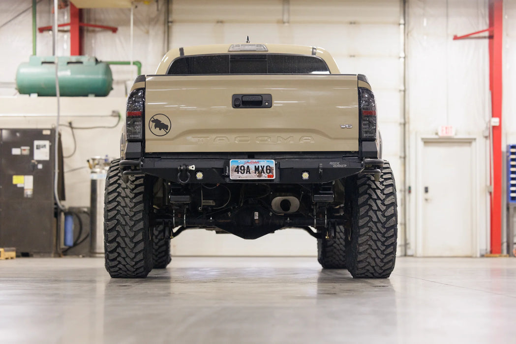 C4 Fabrication Rock Runner High Clearance Rear Bumper For Tacoma (2016-2023)