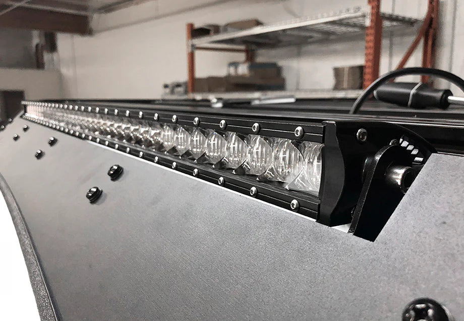 Cali Raised 40" Cut-Out Prinsu Roof Rack Slim LED Light Bar Bracket Kit