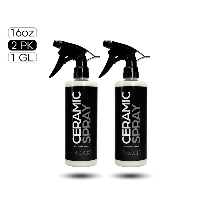 Plus Soap Ceramic Spray | (SiO₂ Hybrid Sealant)