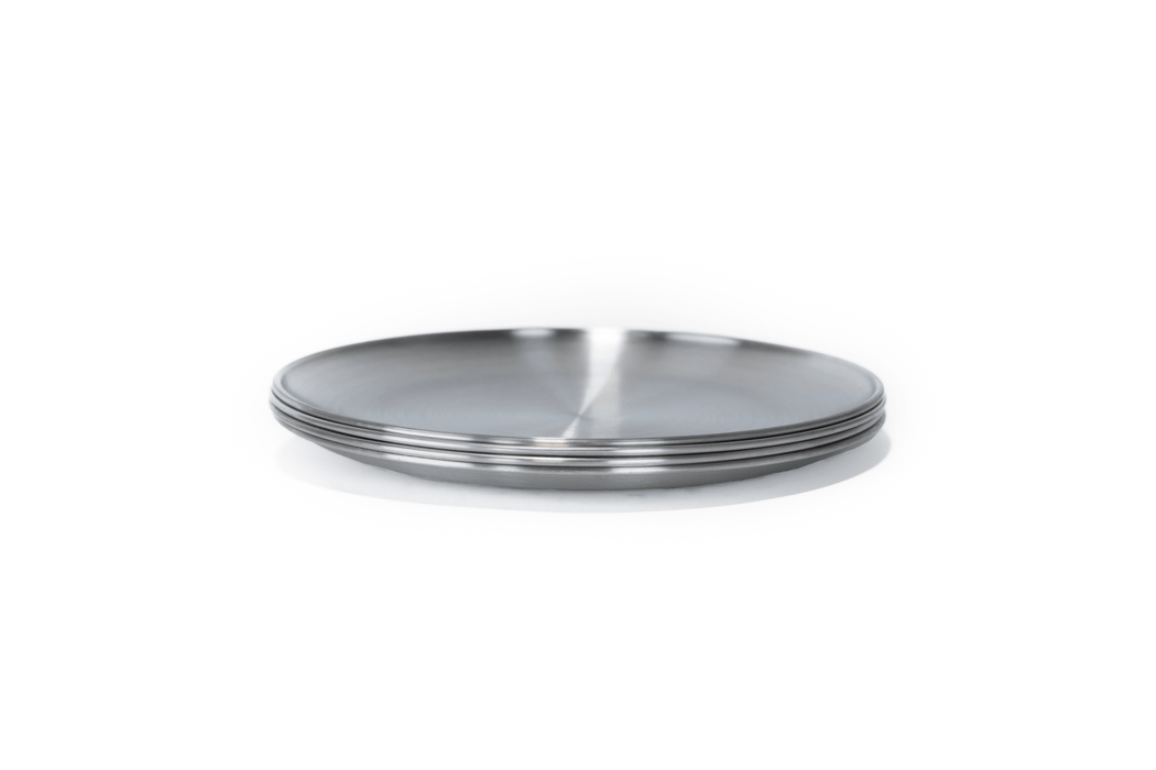 Freespirit Recreation Stainless Steel Chef Plate Set (4)
