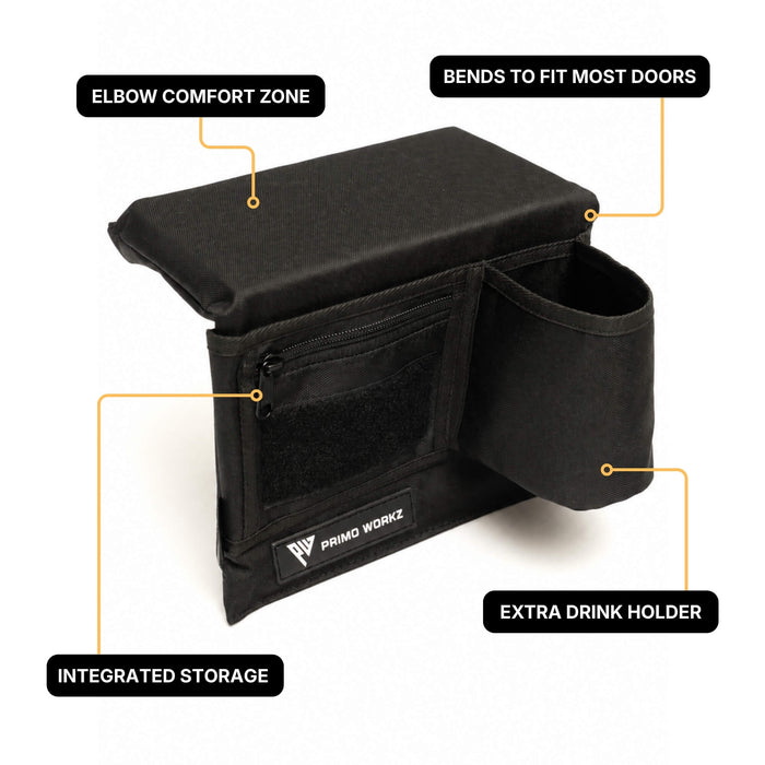 Primo Workz Universal Armrest with Cupholder