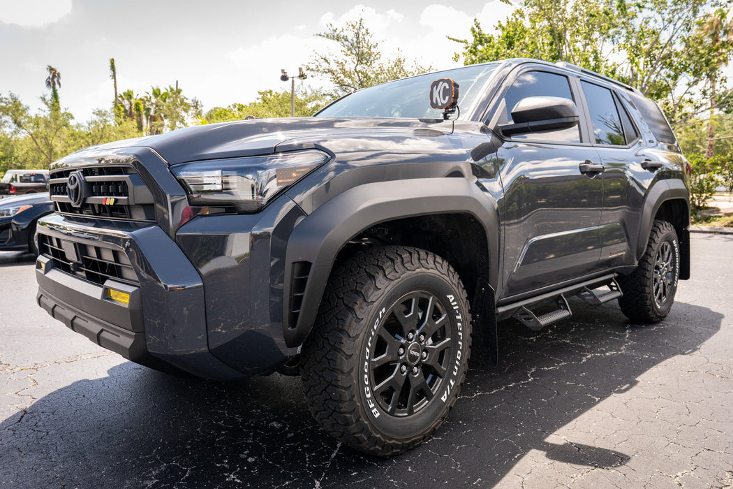 StickerFab Distressed American Flag Front Sidemarker Overlays for Tacoma (2024-Current)