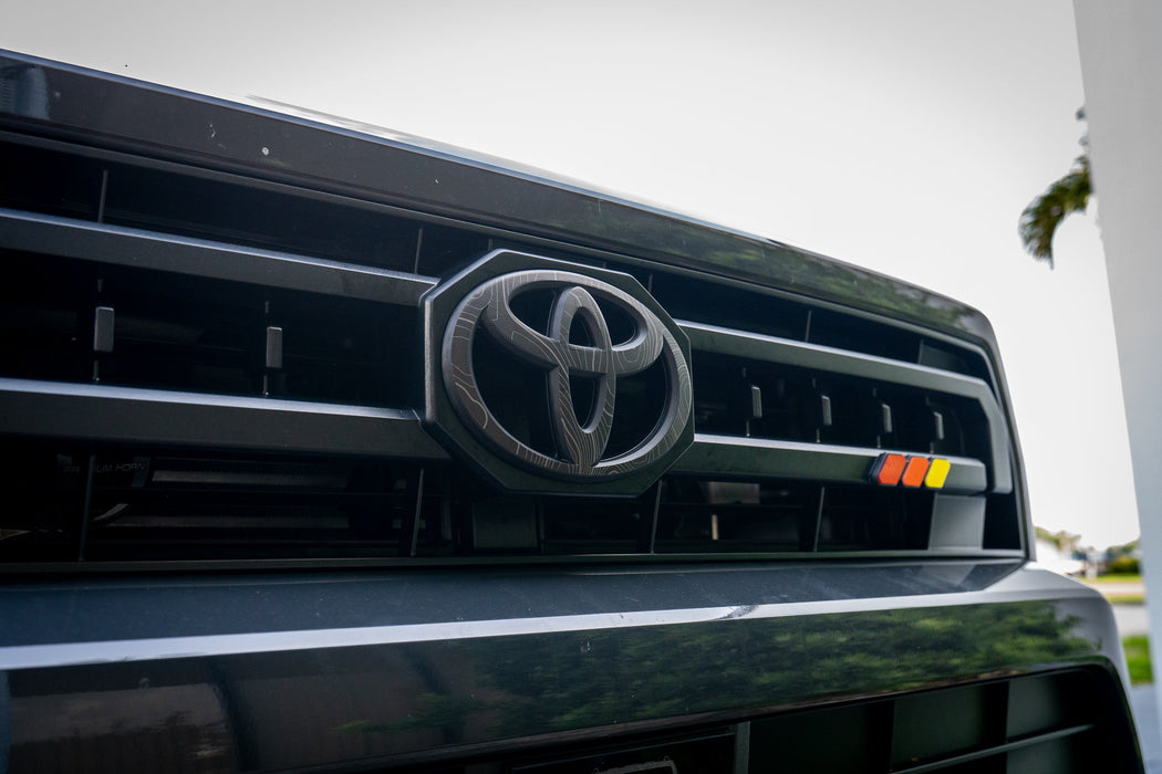 StickerFab Front OEM Cover Topographic Overlays for Tacoma (2024-Current)