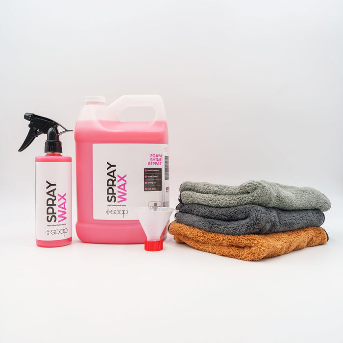 Plus Soap Spray Wax Bundle