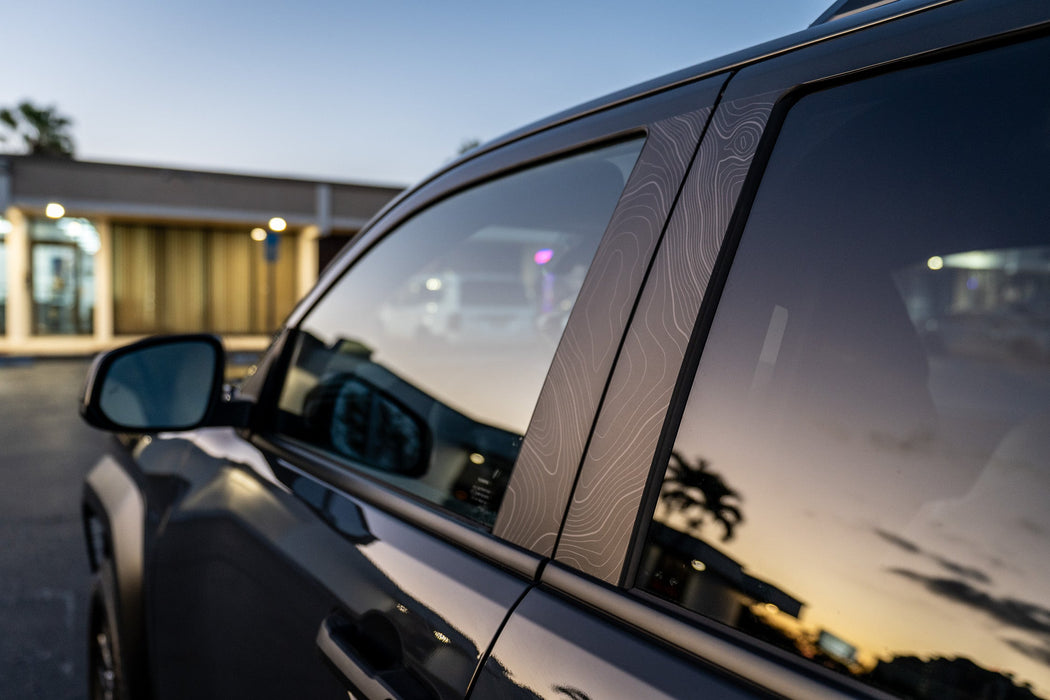 StickerFab Topo B Pillar Overlays for Tacoma (2024-Current)