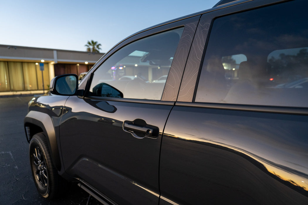 StickerFab Topo B Pillar Overlays for Tacoma (2024-Current)