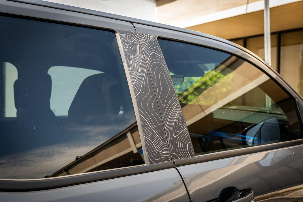 StickerFab Topo B Pillar Overlays for Tacoma (2024-Current)