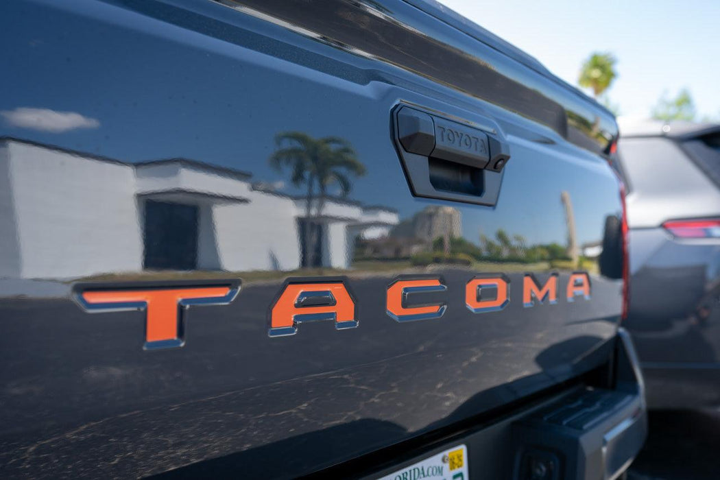 StickerFab Tailgate Inlay Letters for Tacoma (2024-Current)
