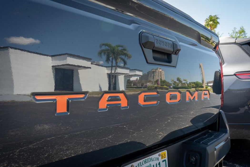 StickerFab Tailgate Inlay Letters for Tacoma (2024-Current)