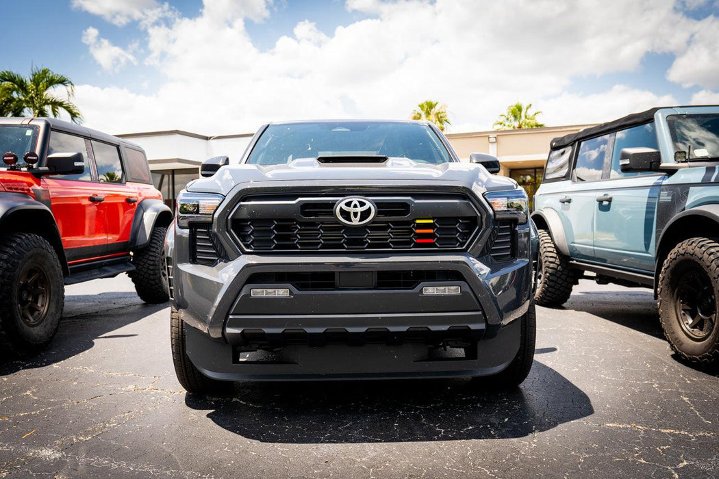 StickerFab TRD Style Heritage Grille Tri Bar Overlays for Tacoma (2024-Current)
