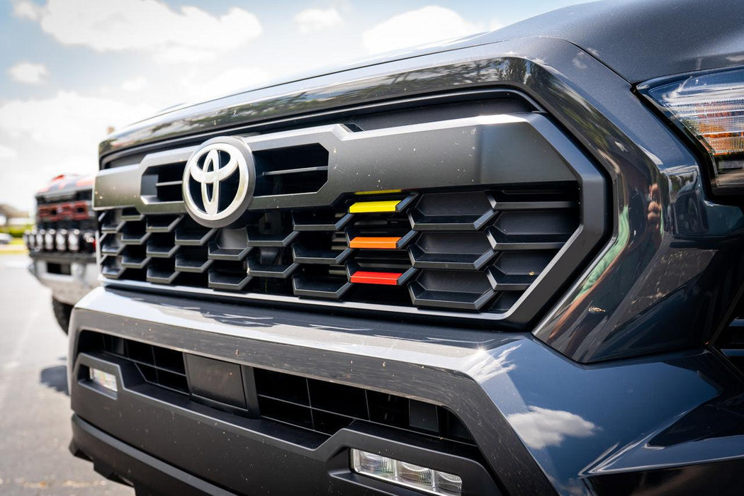 StickerFab TRD Style Heritage Grille Tri Bar Overlays for Tacoma (2024-Current)