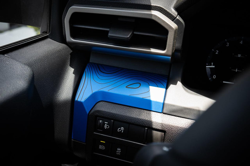 StickerFab 3 Piece Topographic Map Dash Overlays for Tacoma (2024-Current)