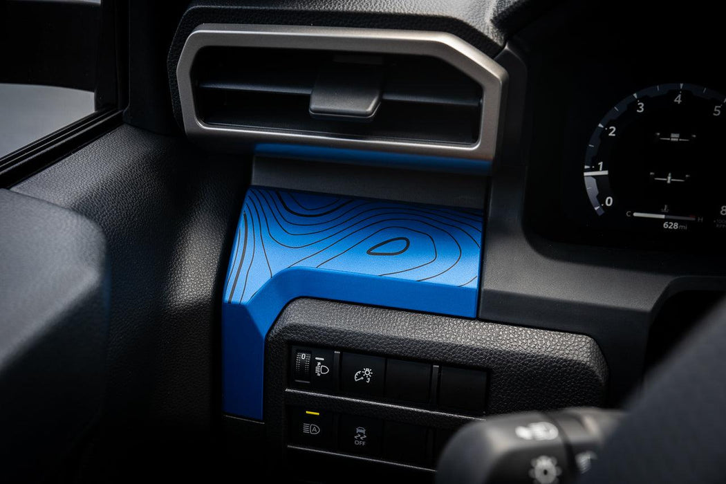 StickerFab 3 Piece Topographic Map Dash Overlays for Tacoma (2024-Current)