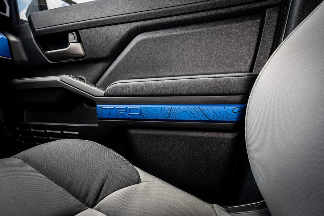 StickerFab "TRD" Door Topographic Map Overlays for Tacoma (2024-Current)