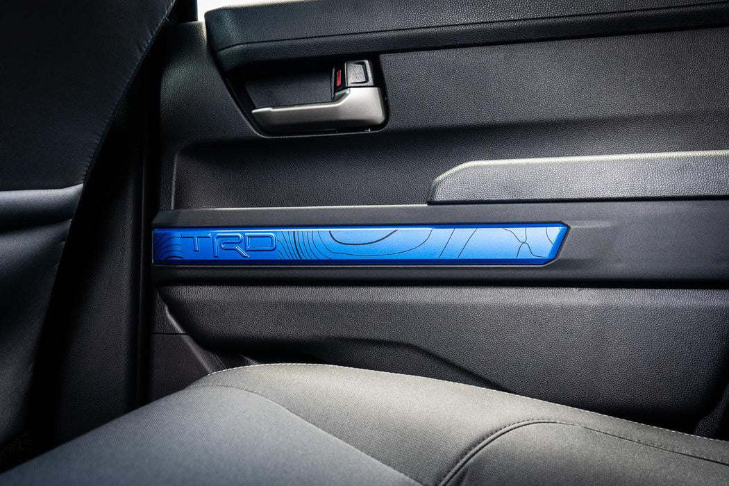 StickerFab "TRD" Door Topographic Map Overlays for Tacoma (2024-Current)