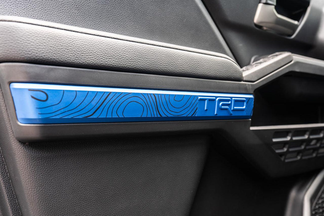 StickerFab "TRD" Door Topographic Map Overlays for Tacoma (2024-Current)