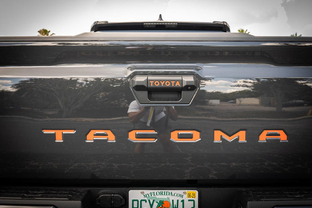 StickerFab Tailgate Handle Inlay Letters for Tacoma (2024-Current)