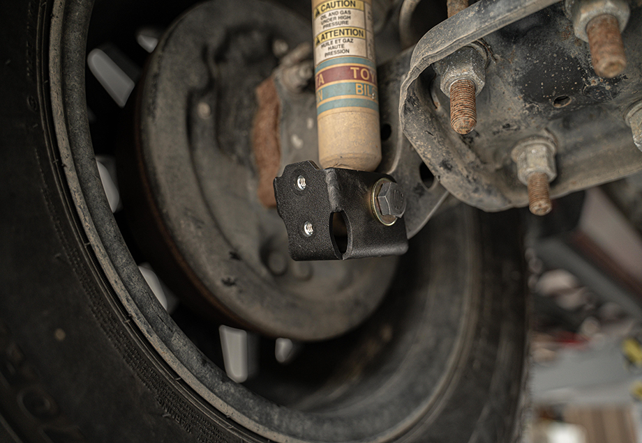 Cali Raised Rear Shock Skid Plates For Tacoma (2005-2023)