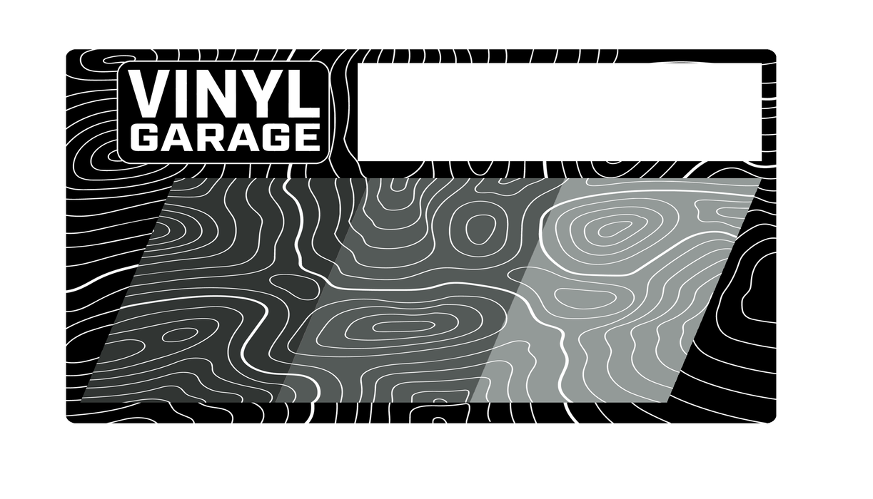 Vinyl Garage B Pillar Three Stripe Decal