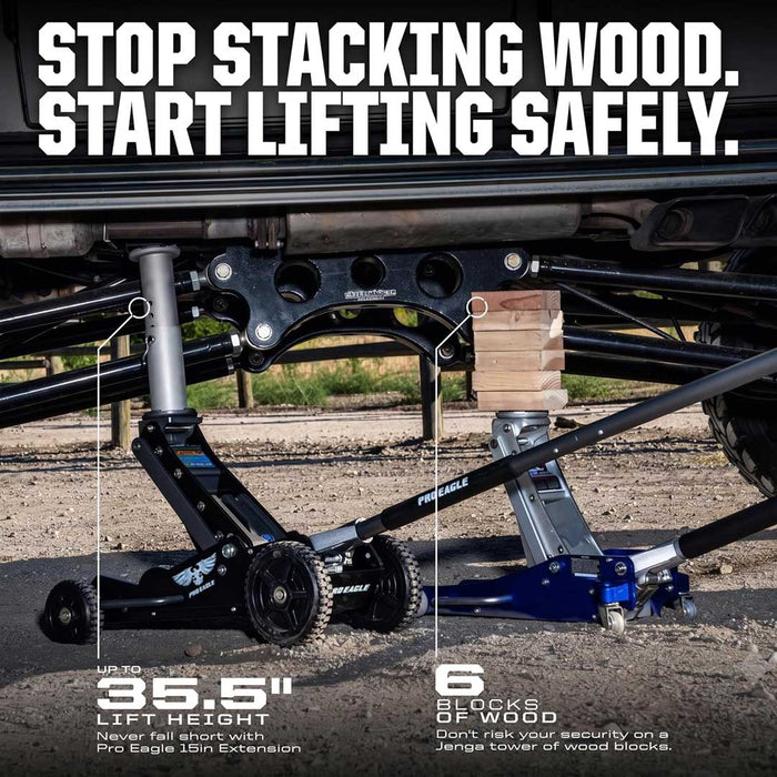 Pro Eagle Off Road Jack Extension 8" OR 15"