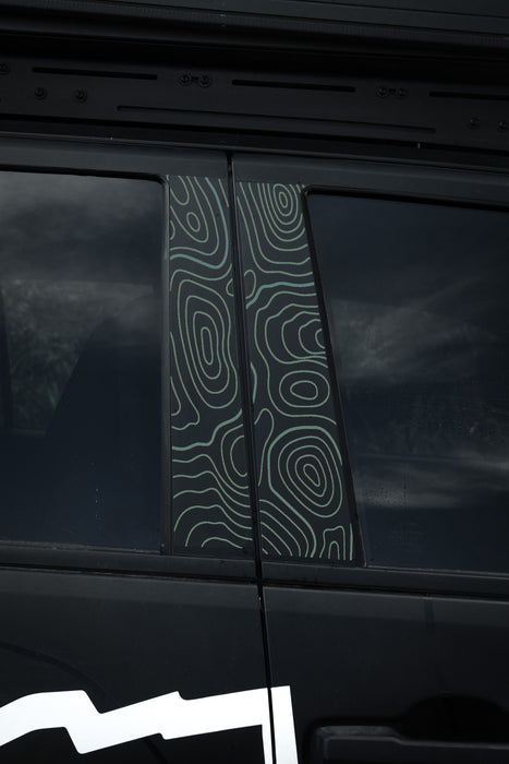 Vinyl Garage Topo B Pillar Decals For Tacoma (2024-Current)
