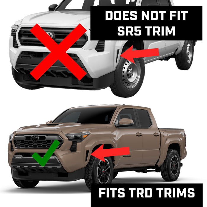 Tacoma Lifestyle Fender Inserts For Tacoma (2024-Current)