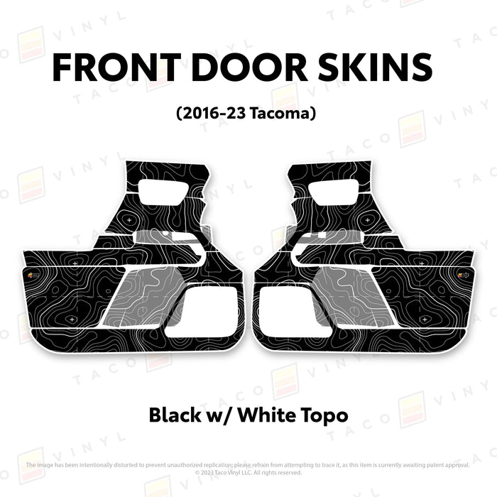 Taco Vinyl Door Skins For Tacoma (2016-2023)