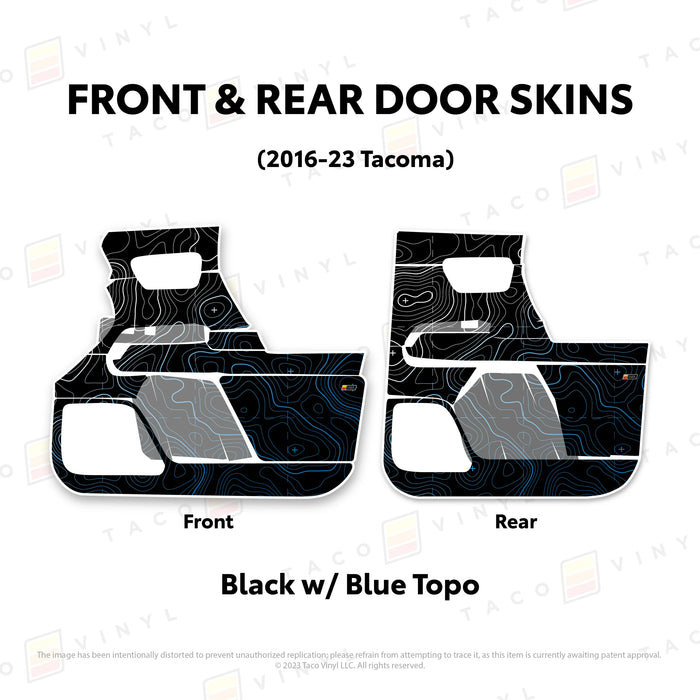 Taco Vinyl Door Skins For Tacoma (2016-2023)