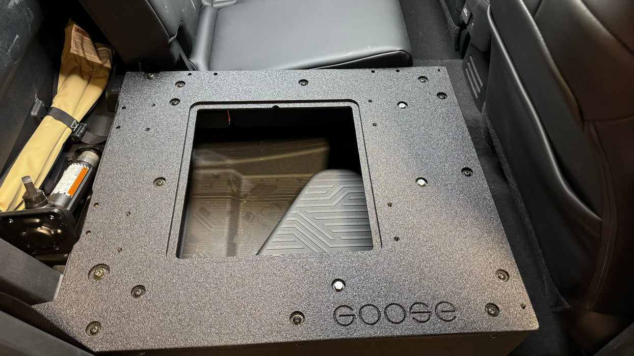 Goose Gear Non Hybrid Seat Delete Plate System Second Row For Tacoma (2024-Current)