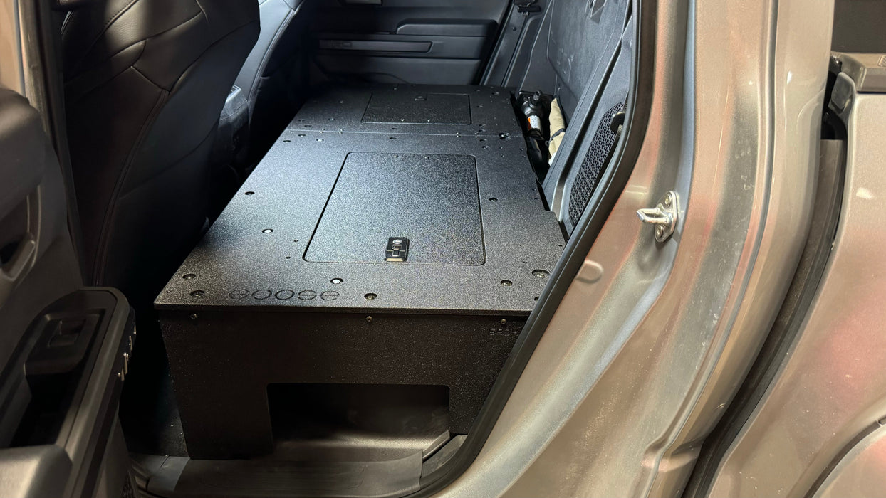 Goose Gear Non Hybrid Seat Delete Plate System Second Row For Tacoma (2024-Current)
