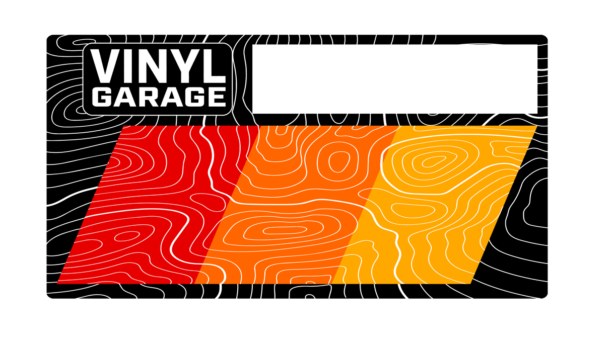 Vinyl Garage B Pillar Three Stripe Decal