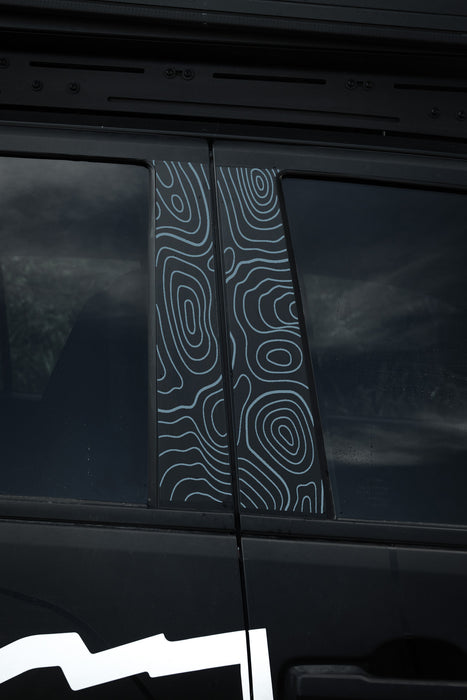 Vinyl Garage Topo B Pillar Decals For Tacoma (2024-Current)