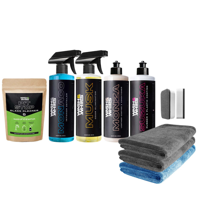 WASH&WHIPS Interior Car Detailing Kit